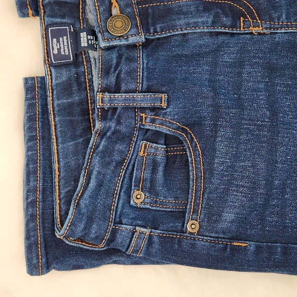 GAP Kids Boys Straight Fit Denim, Size 12 Reg/26" Waist, Dark Rinse - Picture 6 of 17
